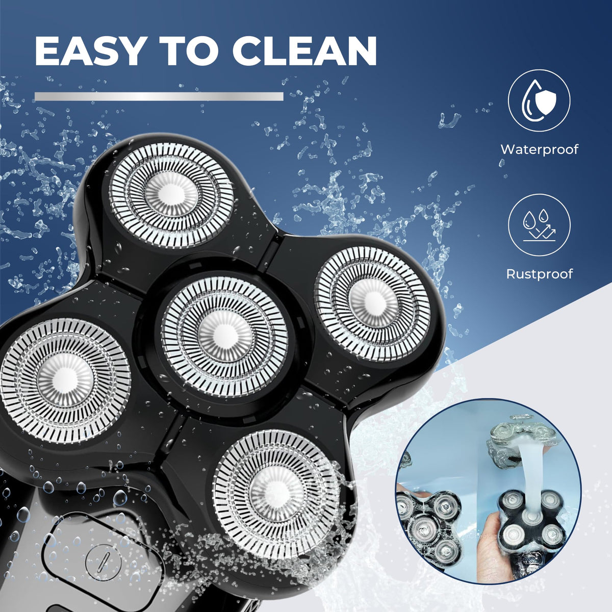 5 Pack Dual Track Shaver Replacement Blades D9247