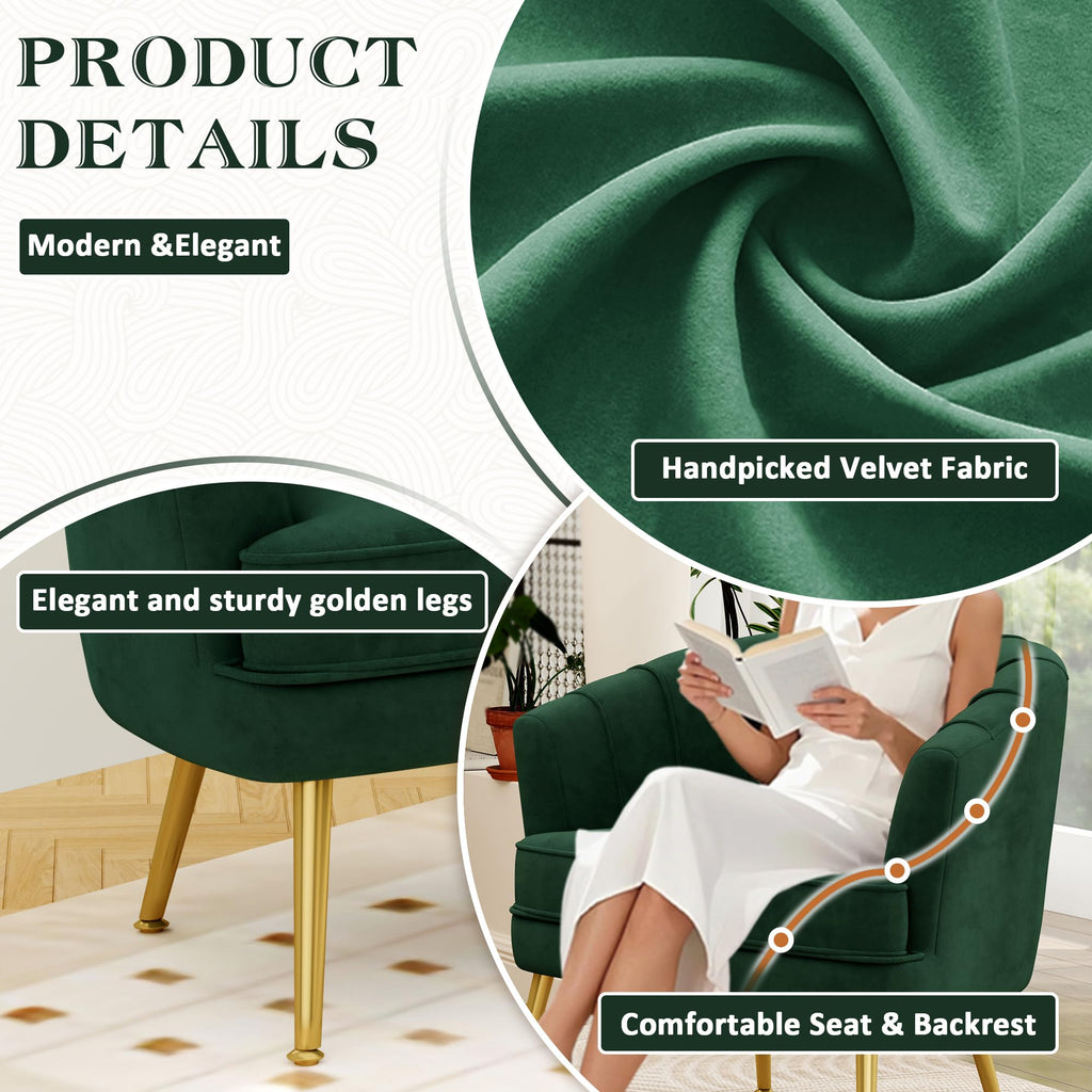 Velvet Accent Chair O904