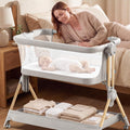 Baby Bassinet, 3-in-1 Bedside Sleeper, Foldable Crib U790