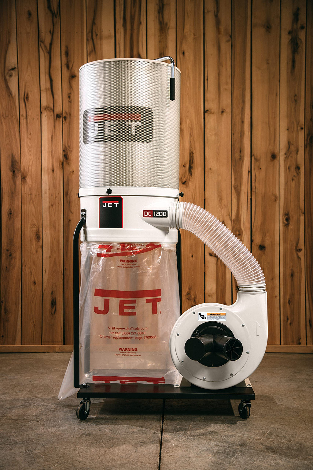 2 HP 230V Dust Collector with 2-Micron Canister Filter A800995