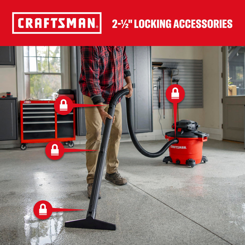 16 Gal. 6.5 Peak HP Wet Dry Vac with Detach Blower O839949