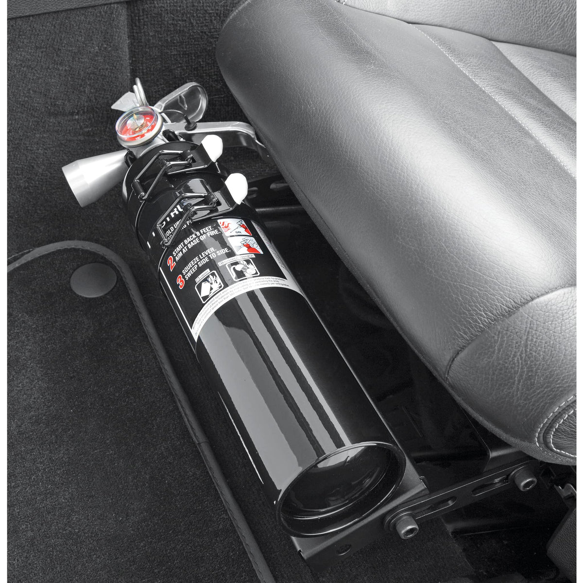 Compact Refillable Purple K Dry Chemical Fire Extinguisher 1.0 lb I6659