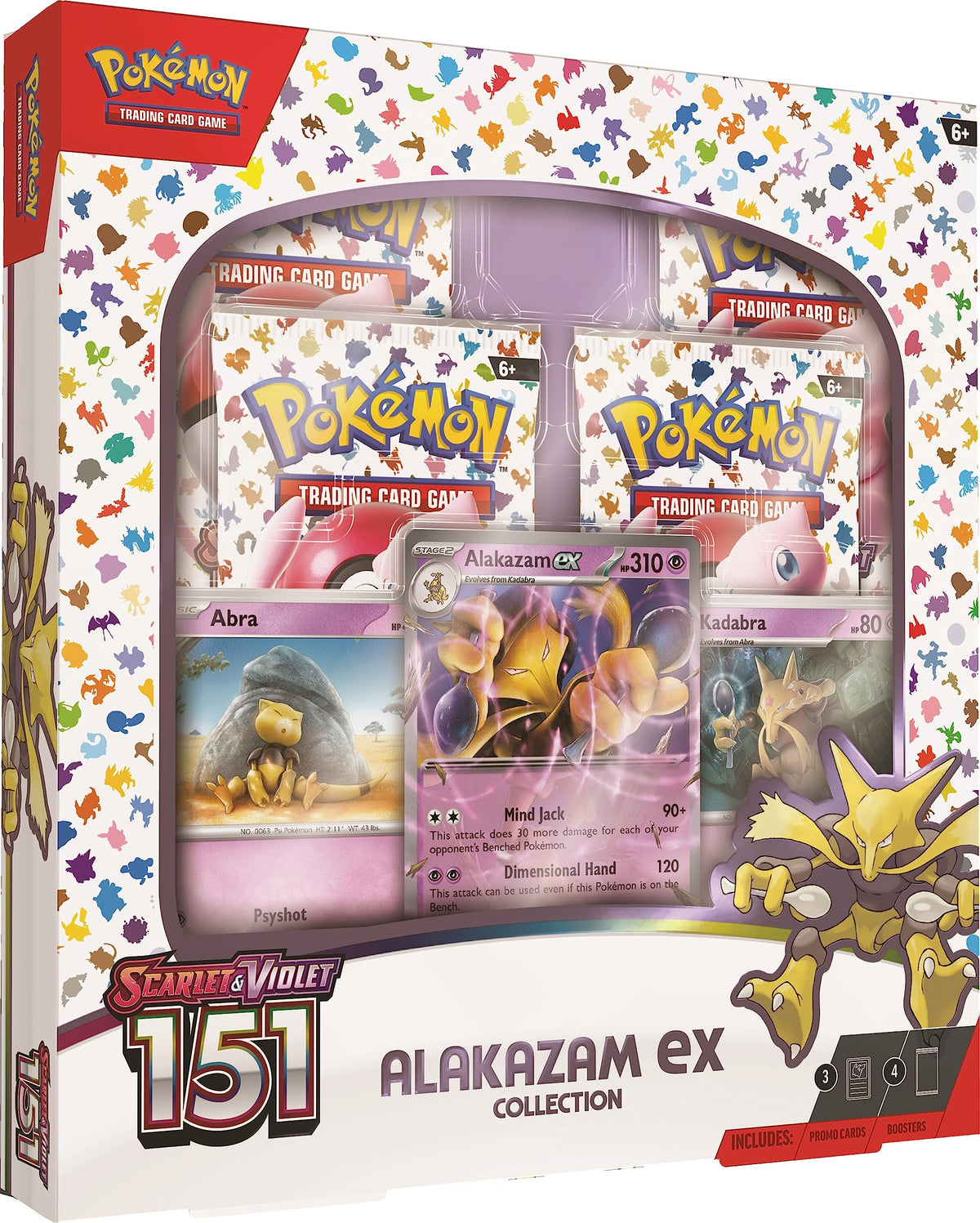 Pokemon TCG 151 Alakazam Ex Box B609395