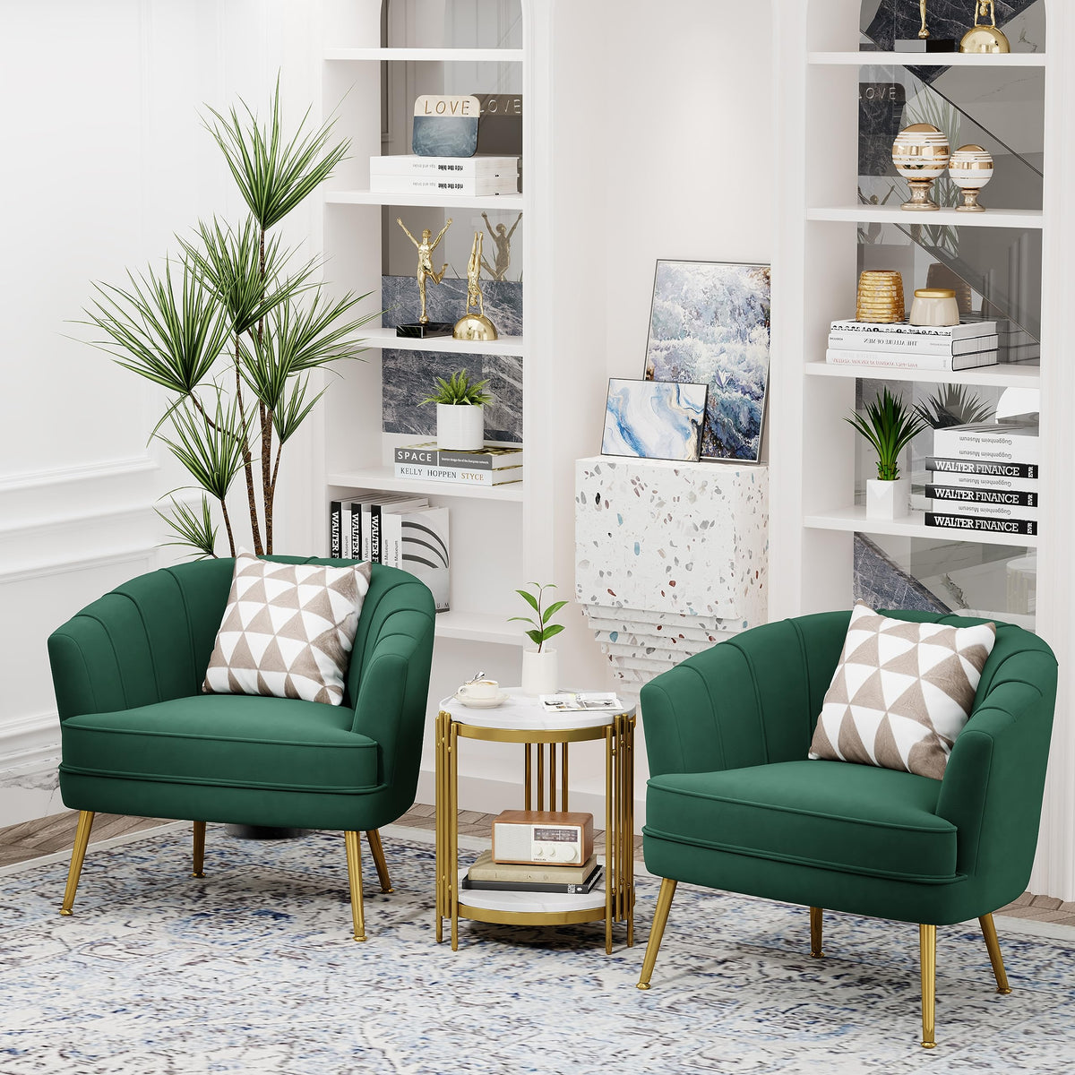 Velvet Accent Chair O904