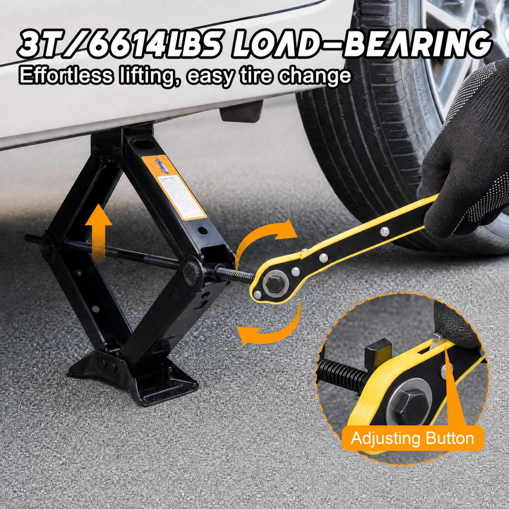 3 Ton Scissor Jack Kit with Storage Bag K3239
