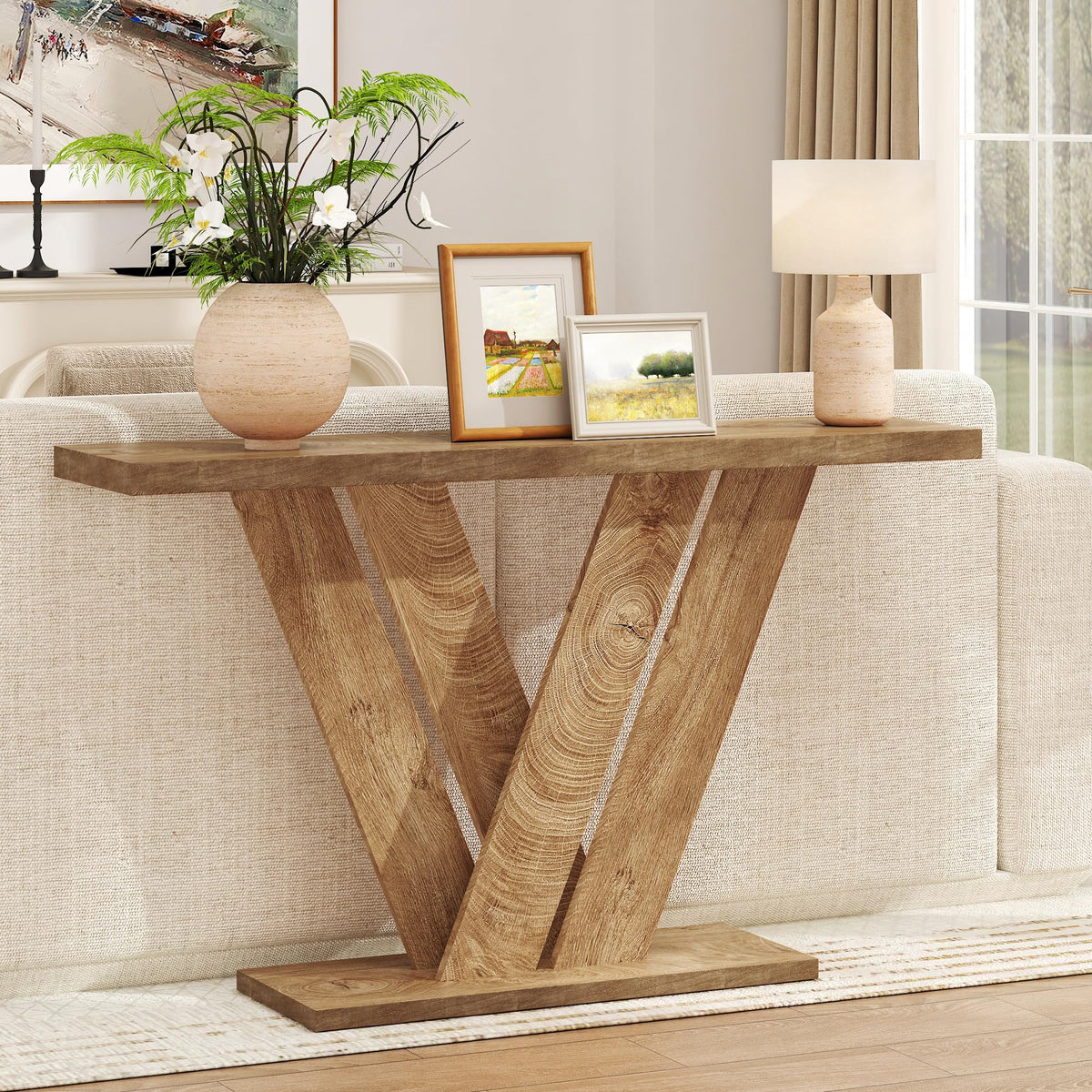 51" Wood Console Table T515