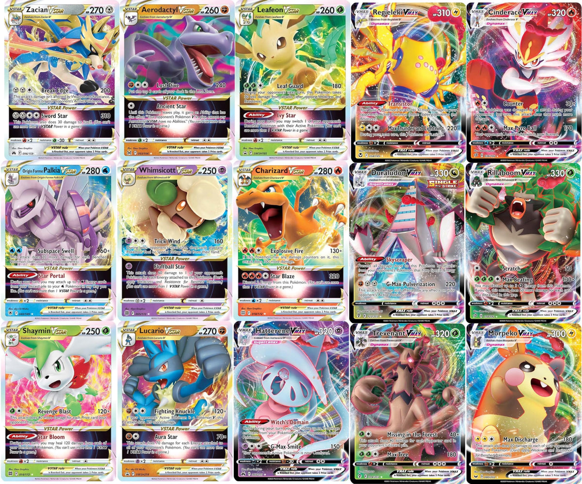 Pokemon 5 VMAX/VSTAR Card Lot V285